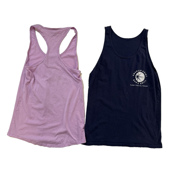 Emerald Point Bar & Grill + Lake Travis Austin TX Tank Top Womens Medium Lot 2 - Picture 4 of 5